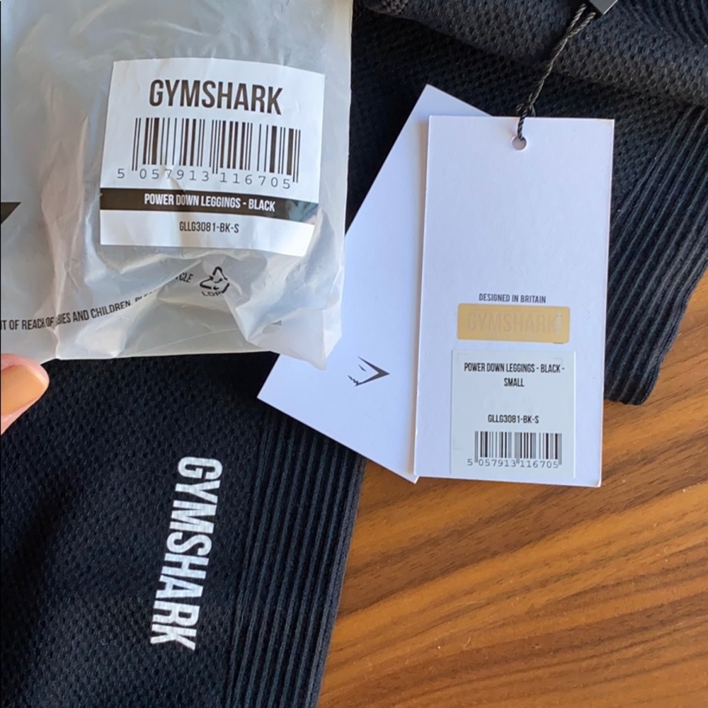 Gymshark Power Down Leggings - Black